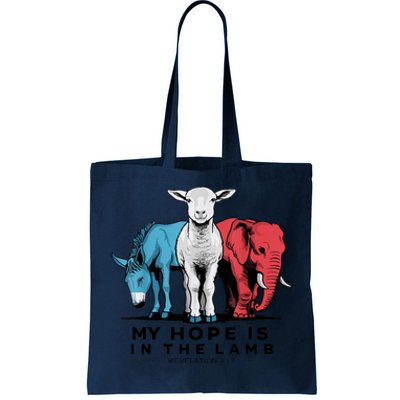 My Hope Is In The Lamb Tote Bag