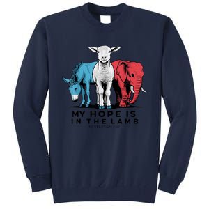 My Hope Is In The Lamb Tall Sweatshirt