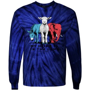 My Hope Is In The Lamb Tie-Dye Long Sleeve Shirt