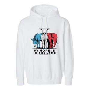 My Hope Is In The Lamb Garment-Dyed Fleece Hoodie