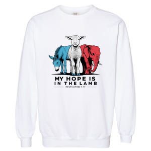 My Hope Is In The Lamb Garment-Dyed Sweatshirt