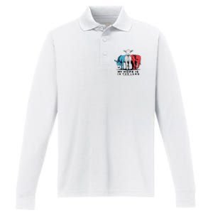 My Hope Is In The Lamb Performance Long Sleeve Polo