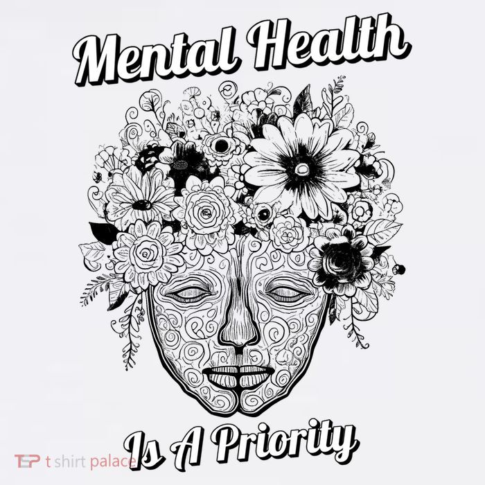 Mental Health Is A Priority Tall T-Shirt
