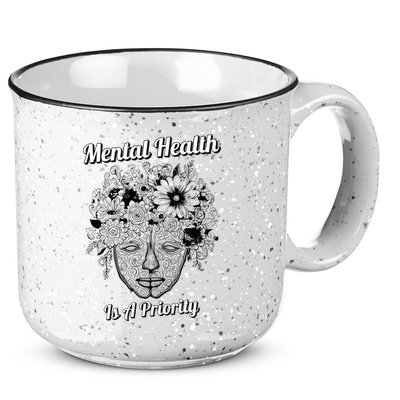 Mental Health Is A Priority 15oz Campfire Ceramic Mug
