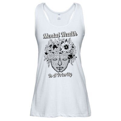 Mental Health Is A Priority Ladies Essential Flowy Tank