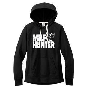 Milf Hunter Inappropriate Rude Humor Gift Women's Fleece Hoodie