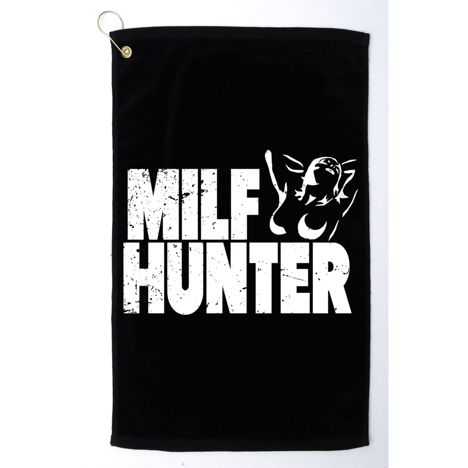 Milf Hunter Inappropriate Rude Humor Gift Golf Towel