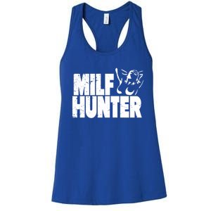 Milf Hunter Inappropriate Rude Humor Gift Women's Racerback Tank