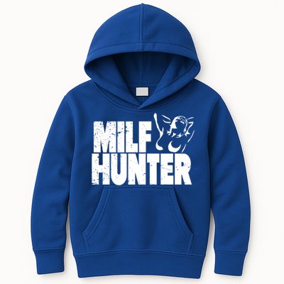 Milf Hunter Inappropriate Rude Humor Gift Kids Hoodie