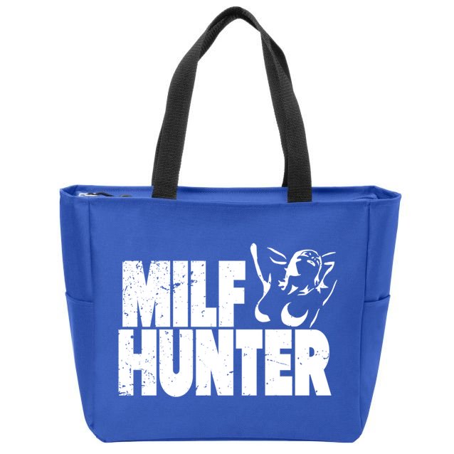 Milf Hunter Inappropriate Rude Humor Gift Zip Tote Bag