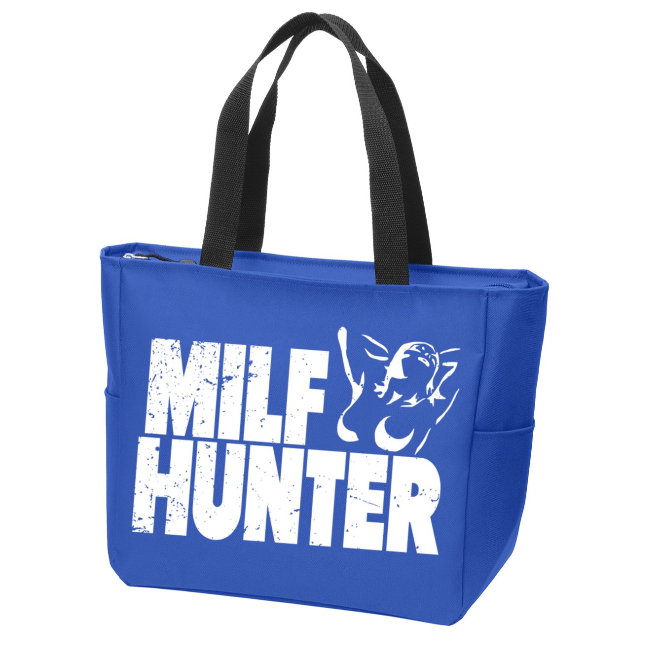 Milf Hunter Inappropriate Rude Humor Gift Zip Tote Bag