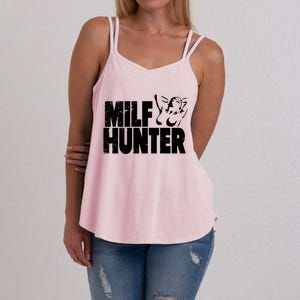 Milf Hunter Inappropriate Rude Humor Gift Women's Strappy Tank