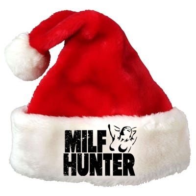 Milf Hunter Inappropriate Rude Humor Gift Premium Christmas Santa Hat