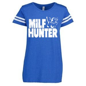 Milf Hunter Inappropriate Rude Humor Gift Enza Ladies Jersey Football T-Shirt