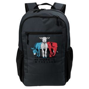 My Hope Is In The Lamb Funny My Hope Is In The Lamb Gifts Daily Commute Backpack