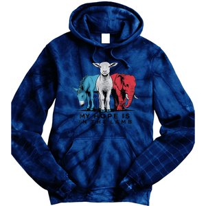 My Hope Is In The Lamb Funny My Hope Is In The Lamb Gifts Tie Dye Hoodie