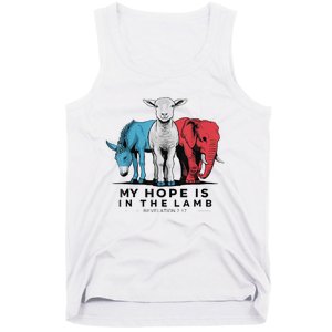 My Hope Is In The Lamb Funny My Hope Is In The Lamb Gifts Tank Top