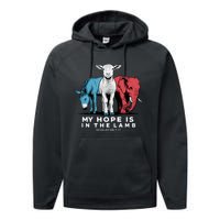 My Hope Is In The Lamb Performance Fleece Hoodie