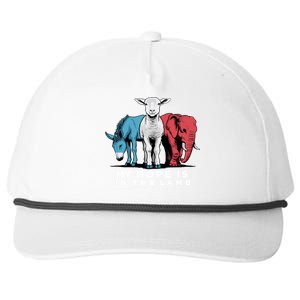 My Hope Is In The Lamb Snapback Five-Panel Rope Hat