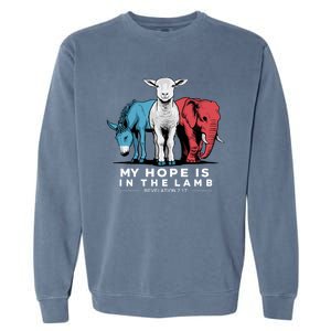 My Hope Is In The Lamb Garment-Dyed Sweatshirt