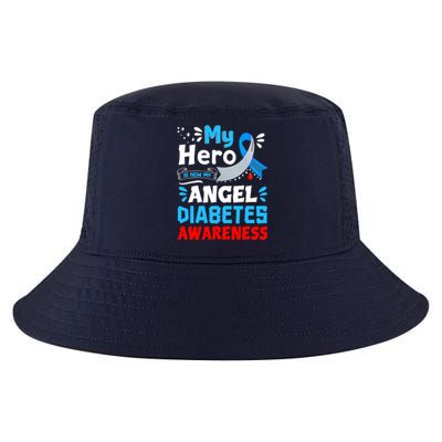 My Hero Is Now My Angel T1D Type 1 Diabetes Awareness Day Cool Comfort Performance Bucket Hat