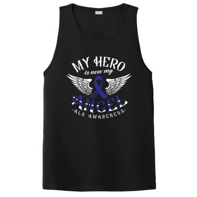 My Hero Is Now My Angel Als Awareness Month Gift PosiCharge Competitor Tank