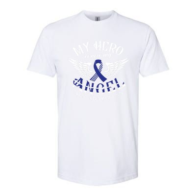 My Hero Is Now My Angel Als Awareness Month Gift Softstyle CVC T-Shirt