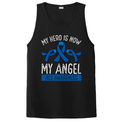 My Hero Is Now My Angel Als Awareness Month Gift PosiCharge Competitor Tank