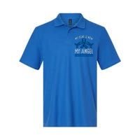 My Hero Is Now My Angel Als Awareness Month Gift Softstyle Adult Sport Polo