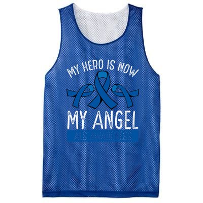 My Hero Is Now My Angel Als Awareness Month Gift Mesh Reversible Basketball Jersey Tank