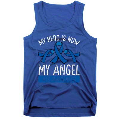 My Hero Is Now My Angel Als Awareness Month Gift Tank Top