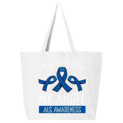 My Hero Is Now My Angel Als Awareness Month Gift 25L Jumbo Tote