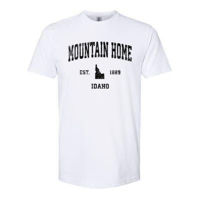 Mountain Home Idaho Id Vintage Sports Softstyle® CVC T-Shirt