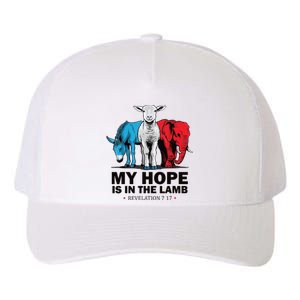 My Hope Is In The Lamb Yupoong Adult 5-Panel Trucker Hat