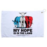 My Hope Is In The Lamb Grommeted Golf Towel