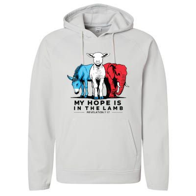 My Hope Is In The Lamb Performance Fleece Hoodie