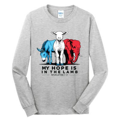 My Hope Is In The Lamb Tall Long Sleeve T-Shirt