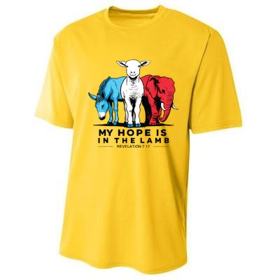 My Hope Is In The Lamb Performance Sprint T-Shirt