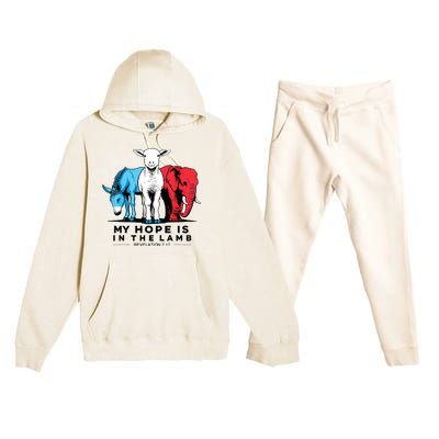 My Hope Is In The Lamb Premium Hooded Sweatsuit Set