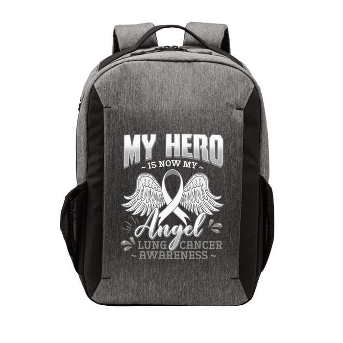 My Hero Is Now My Angel Lung Cancer Carcinoma Tumor Vector Backpack
