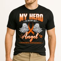 My Hero Is Now My Angel Leukemia Bone Marrow Hematologists Cooling Performance Crew T-Shirt