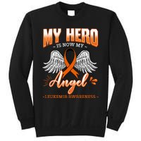 My Hero Is Now My Angel Leukemia Bone Marrow Hematologists Sweatshirt