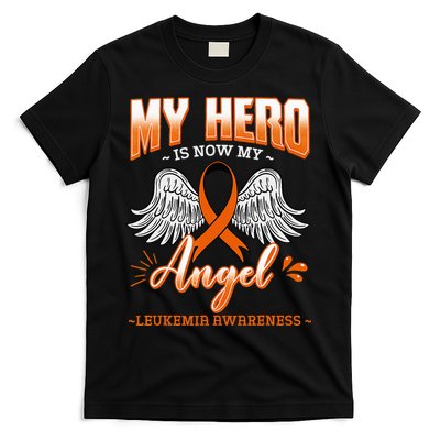 My Hero Is Now My Angel Leukemia Bone Marrow Hematologists T-Shirt