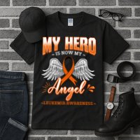 My Hero Is Now My Angel Leukemia Bone Marrow Hematologists Tall T-Shirt