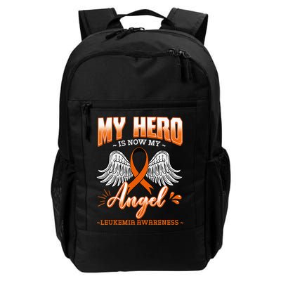 My Hero Is Now My Angel Leukemia Bone Marrow Hematologists Backpack