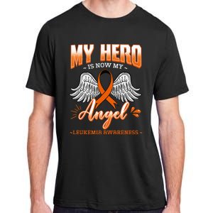 My Hero Is Now My Angel Leukemia Bone Marrow Hematologists Adult ChromaSoft Performance T-Shirt