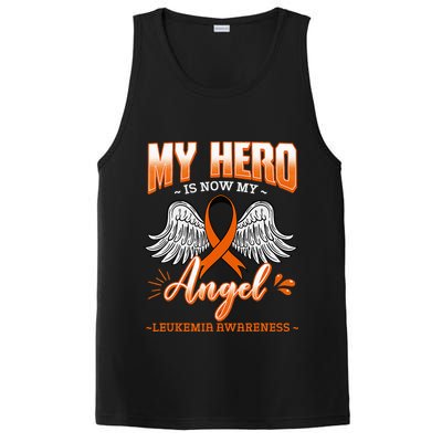 My Hero Is Now My Angel Leukemia Bone Marrow Hematologists PosiCharge Competitor Tank