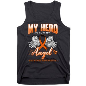 My Hero Is Now My Angel Leukemia Bone Marrow Hematologists Tank Top