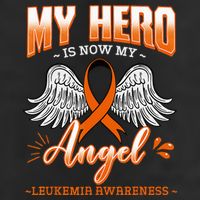 My Hero Is Now My Angel Leukemia Bone Marrow Hematologists Golf Towel
