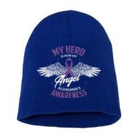 My Hero Is Now My Angel Alzheimer's Awareness Alzheimer Cute Gift Short Acrylic Beanie